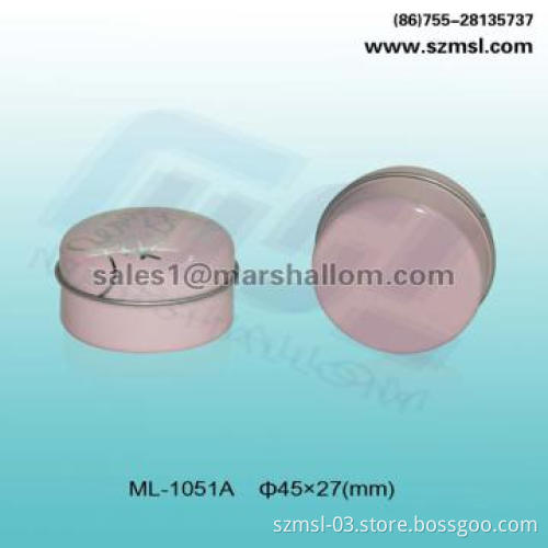 cosmetic tin box, metal box, tin can